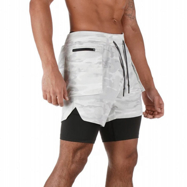 Herreshorts – Dobbeltlag Design – Kompression Inderlag – Åndbart – Mellemlange