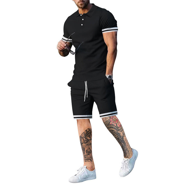 Herre Shorts Sæt – Slim Passe – Åndbart Materiale – Sporty og Afslappet Stil