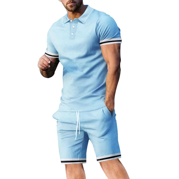 Herre Shorts Sæt – Slim Passe – Åndbart Materiale – Sporty og Afslappet Stil