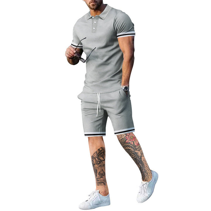 Herre Shorts Sæt – Slim Passe – Åndbart Materiale – Sporty og Afslappet Stil