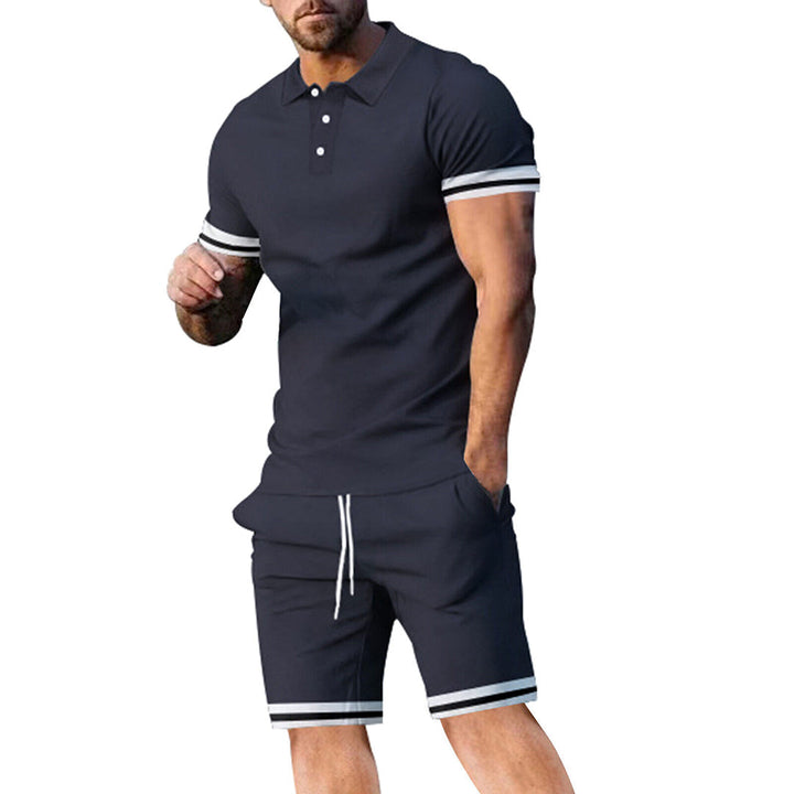 Herre Shorts Sæt – Slim Passe – Åndbart Materiale – Sporty og Afslappet Stil
