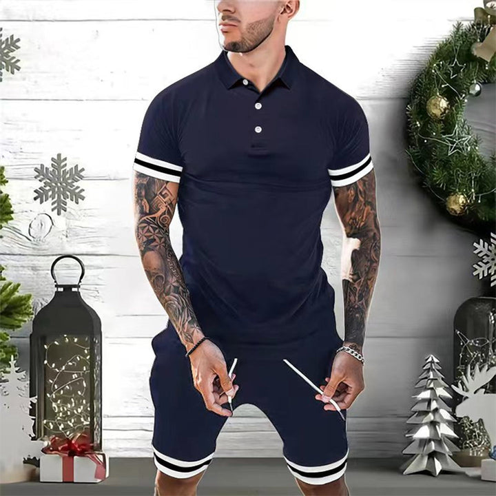 Herre Shorts Sæt – Slim Passe – Åndbart Materiale – Sporty og Afslappet Stil