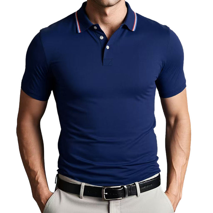 Herre Polo Shirt – Slim Fit – Åndbart Letvægtsstof – Kort Ærme Minimalistisk Design