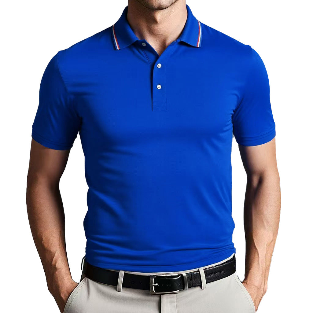 Herre Polo Shirt – Slim Fit – Åndbart Letvægtsstof – Kort Ærme Minimalistisk Design