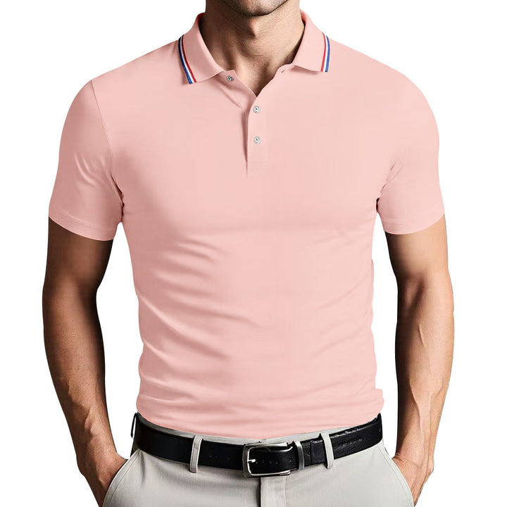 Herre Polo Shirt – Slim Fit – Åndbart Letvægtsstof – Kort Ærme Minimalistisk Design