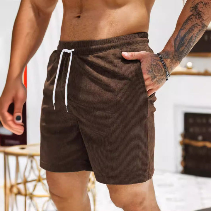 Herreshorts – Afslappet Pasform – Midtlængde – Justerbar Snøre – Åndbart Materiale