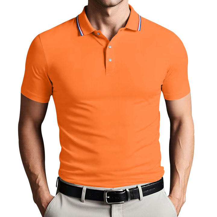 Herre Polo Shirt – Slim Fit – Åndbart Letvægtsstof – Kort Ærme Minimalistisk Design