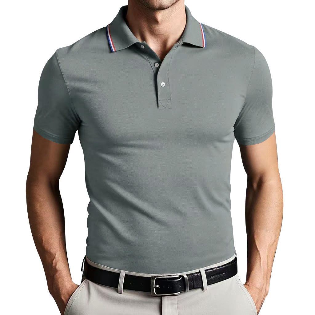 Herre Polo Shirt – Slim Fit – Åndbart Letvægtsstof – Kort Ærme Minimalistisk Design