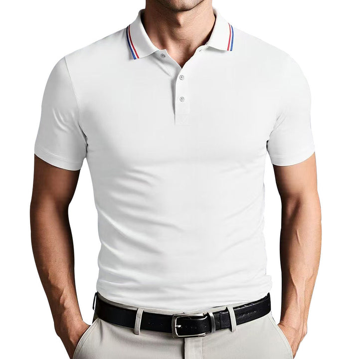 Herre Polo Shirt – Slim Fit – Åndbart Letvægtsstof – Kort Ærme Minimalistisk Design
