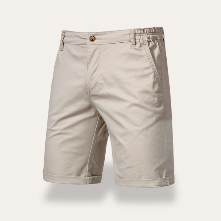 Herre Shorts – Klassisk Pasform – Naturlige Fibre – Mellemlang Afslappet Stil