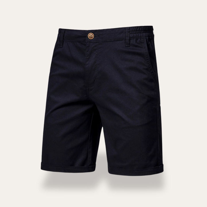 Herre Shorts – Klassisk Pasform – Naturlige Fibre – Mellemlang Afslappet Stil