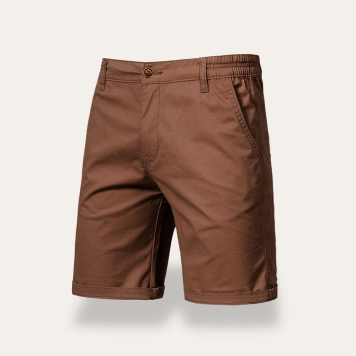 Herre Shorts – Klassisk Pasform – Naturlige Fibre – Mellemlang Afslappet Stil