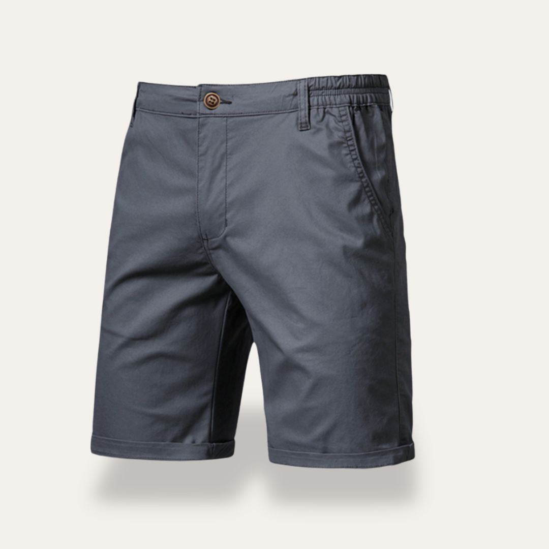 Herre Shorts – Klassisk Pasform – Naturlige Fibre – Mellemlang Afslappet Stil