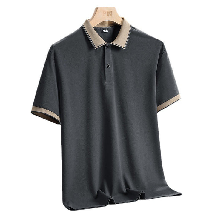 Herre polo shirt – åndbar blanding – standard pasform – korte ærmer business afslappet