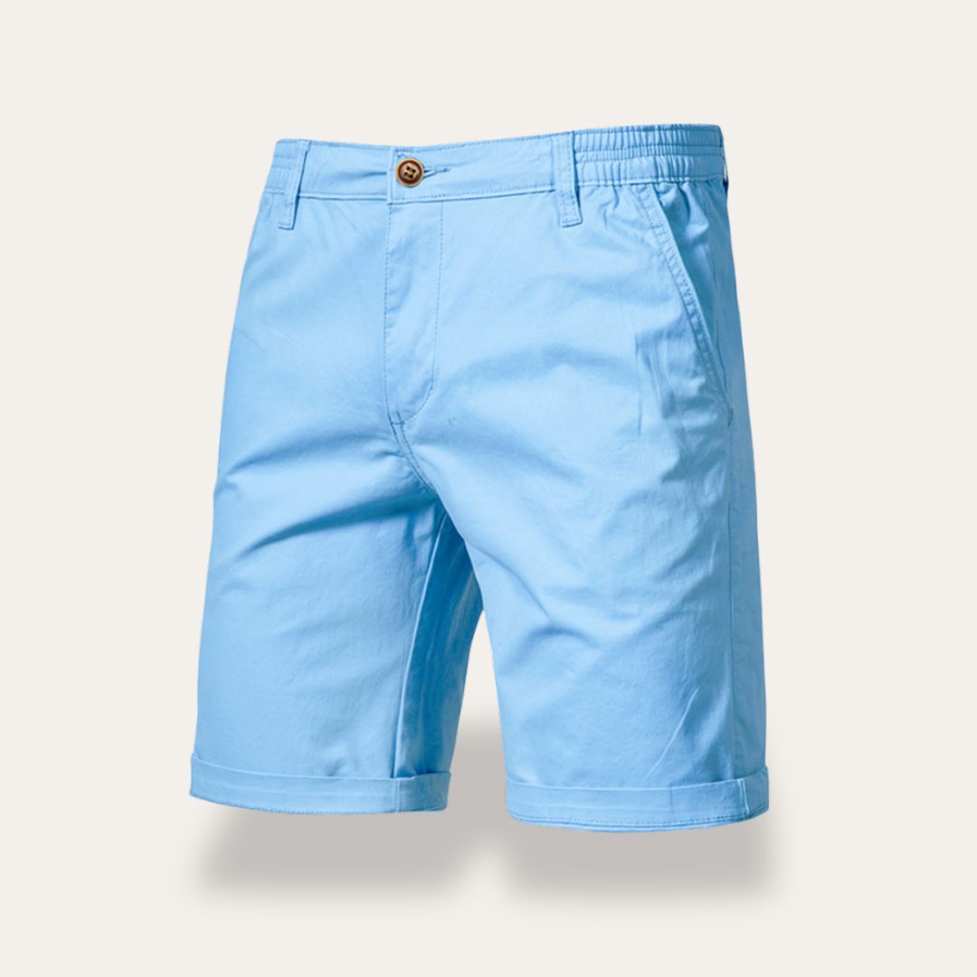 Herre Shorts – Klassisk Pasform – Naturlige Fibre – Mellemlang Afslappet Stil