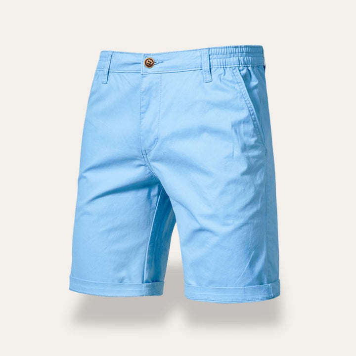 Herre Shorts – Klassisk Pasform – Naturlige Fibre – Mellemlang Afslappet Stil