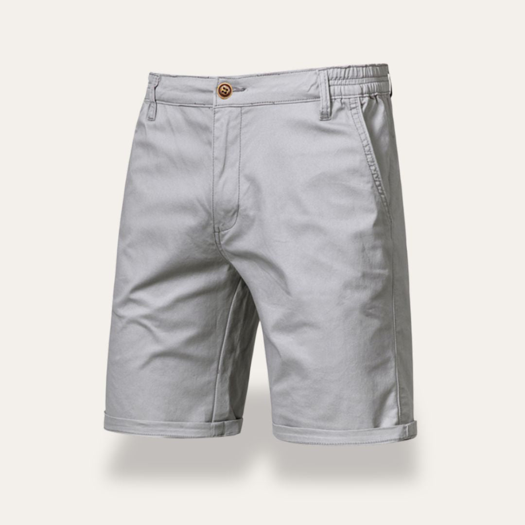 Herre Shorts – Klassisk Pasform – Naturlige Fibre – Mellemlang Afslappet Stil