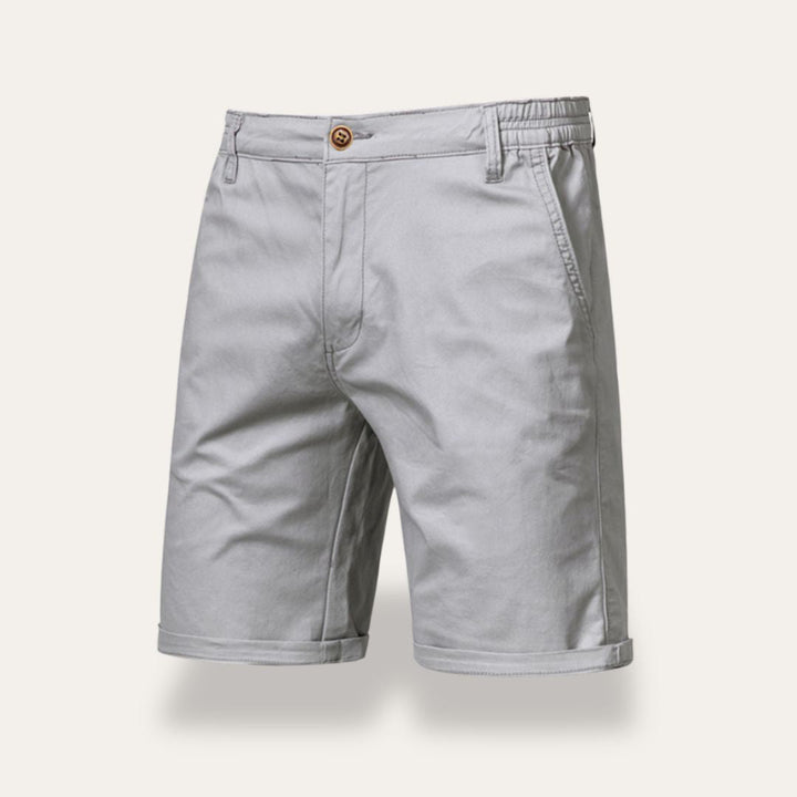 Herre Shorts – Klassisk Pasform – Naturlige Fibre – Mellemlang Afslappet Stil
