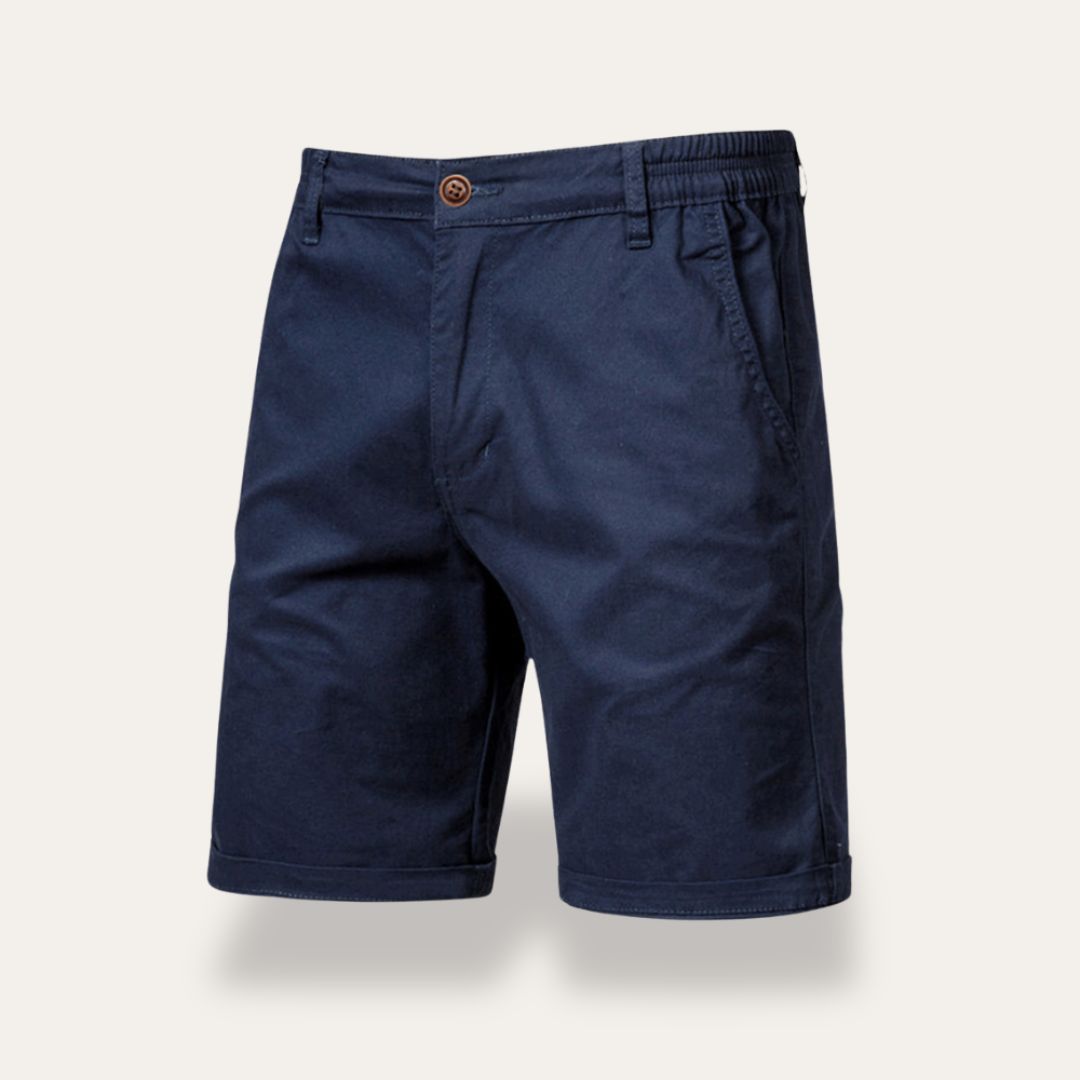 Herre Shorts – Klassisk Pasform – Naturlige Fibre – Mellemlang Afslappet Stil